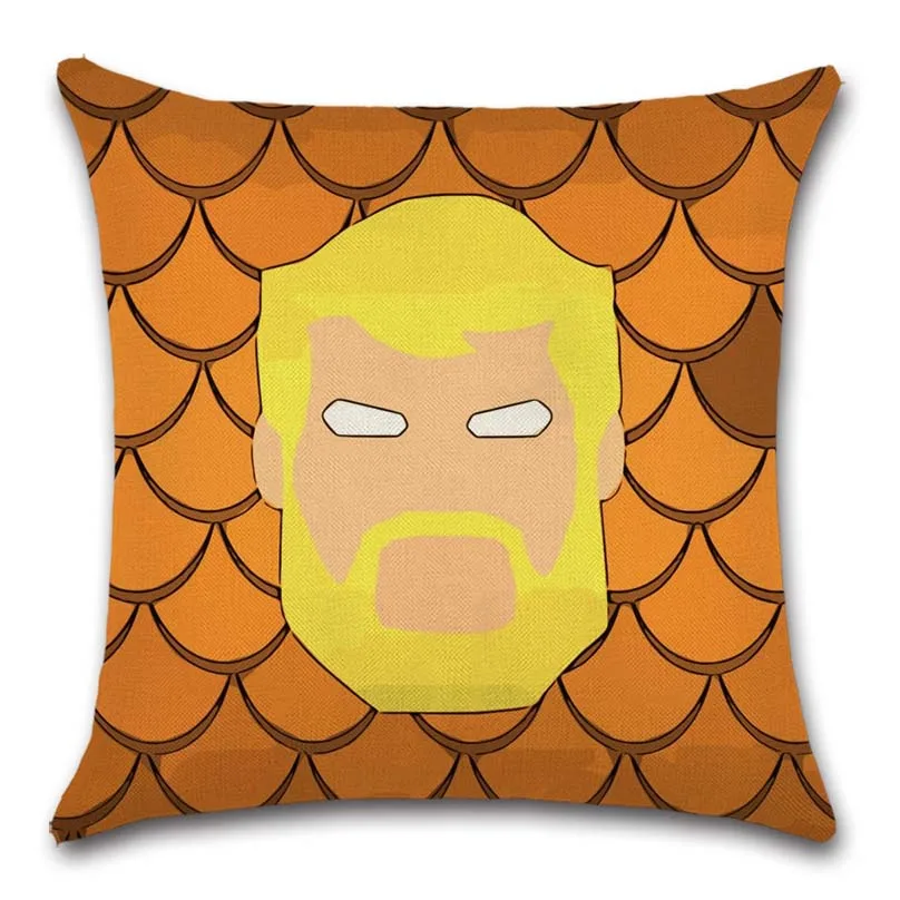 Чехол для подушки с комиксным принтом супергероев Aquaman украшение дома магазина