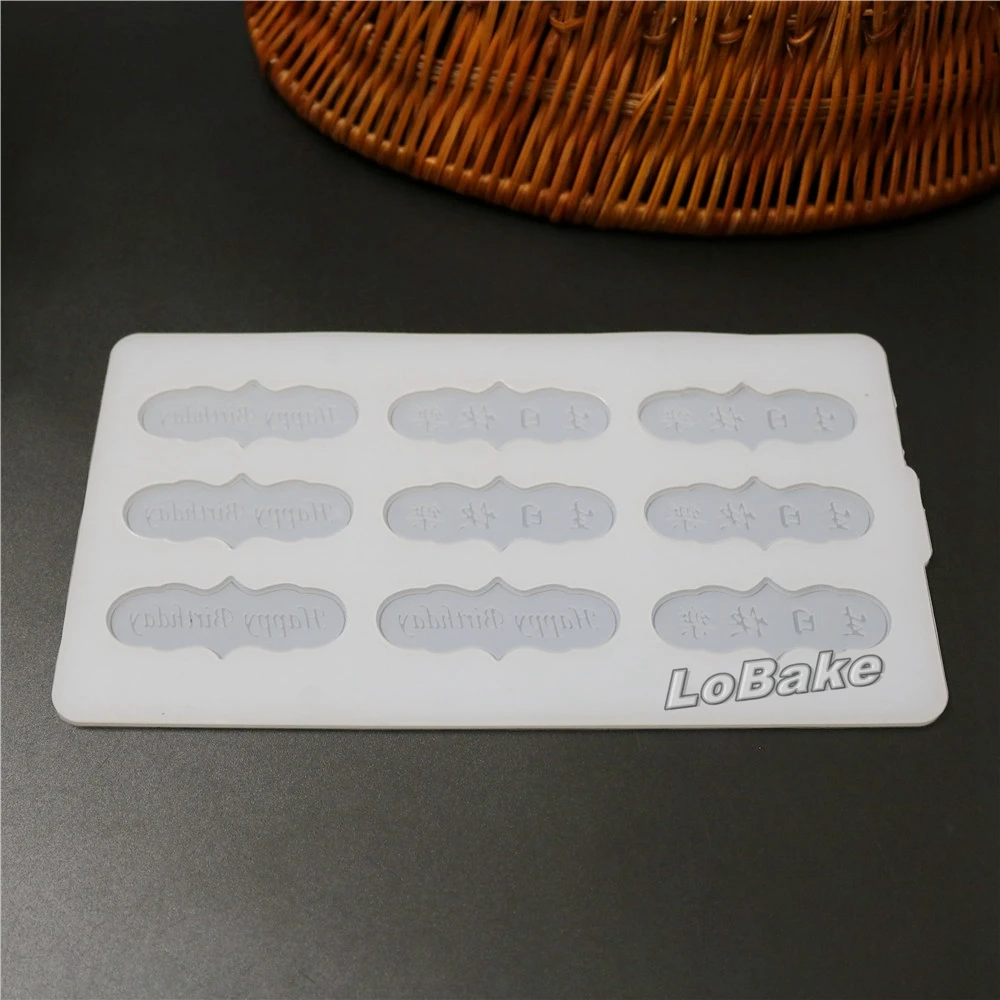 (2 шт./компл.) двухслойные китайские и английские слова в форме счастливого дня