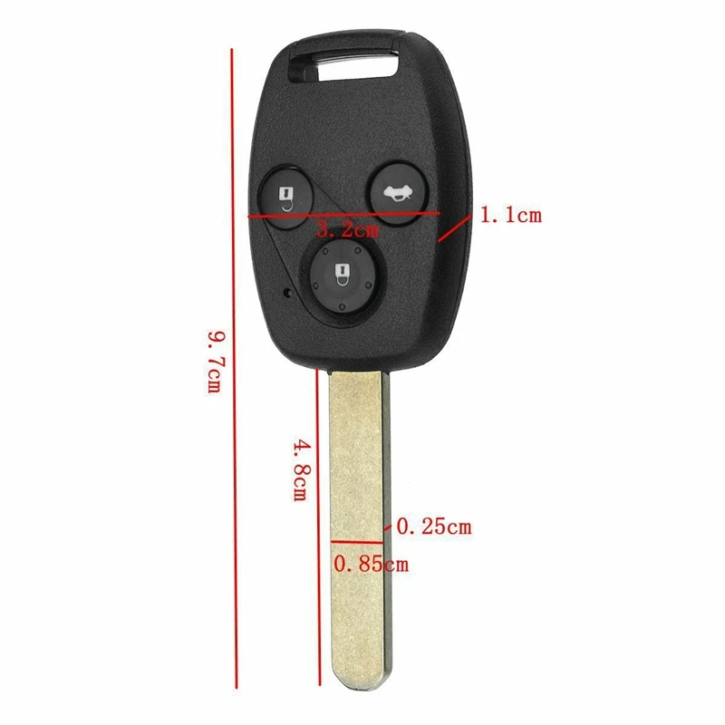 Чехол для дистанционного ключа Fob 313 8 МГц Id46 чип Honda Accord Civic 2003-2007 | Автомобили и