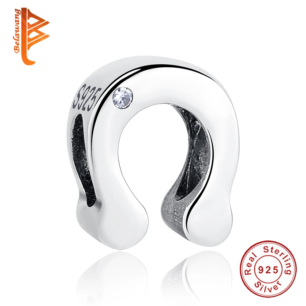 Бусины-шармы из серебра 925 пробы с буквами U | Украшения и аксессуары