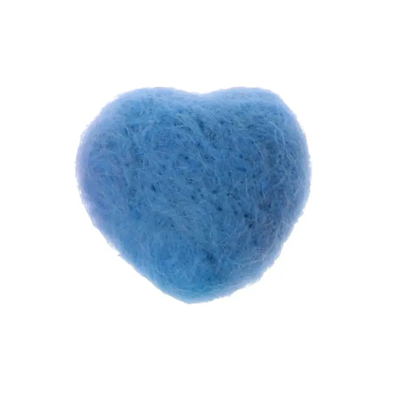 Синий Новорожденный фотографии Felt Love Форма реквизит крошечные для маленьких девочек мальчиков фотосессии ручной чувствовал сердце Форма d реквизит - Цвет: Синий
