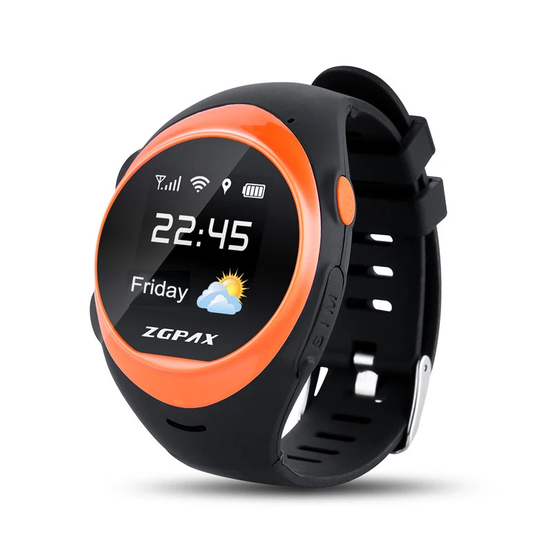 Мини Смарт-Часы с GPS S888 Старые люди умные наручные часы 1.2 &quotSOS LBS WI-FI Bluetooth