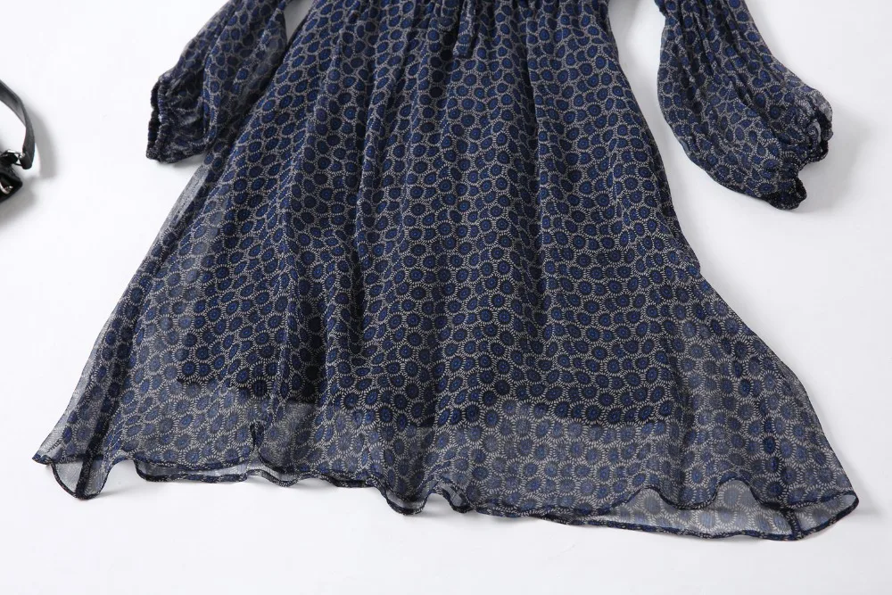 Качественное женское платье в повседневном стиле из натурального шелка 100% милое