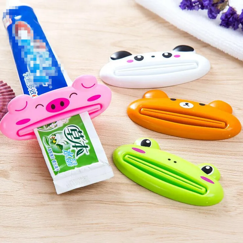 

1PCS Creative Cute Animal Multifunction Toothpaste Dispenser Toothpaste Squeezer gels cream lotion squeezer #707