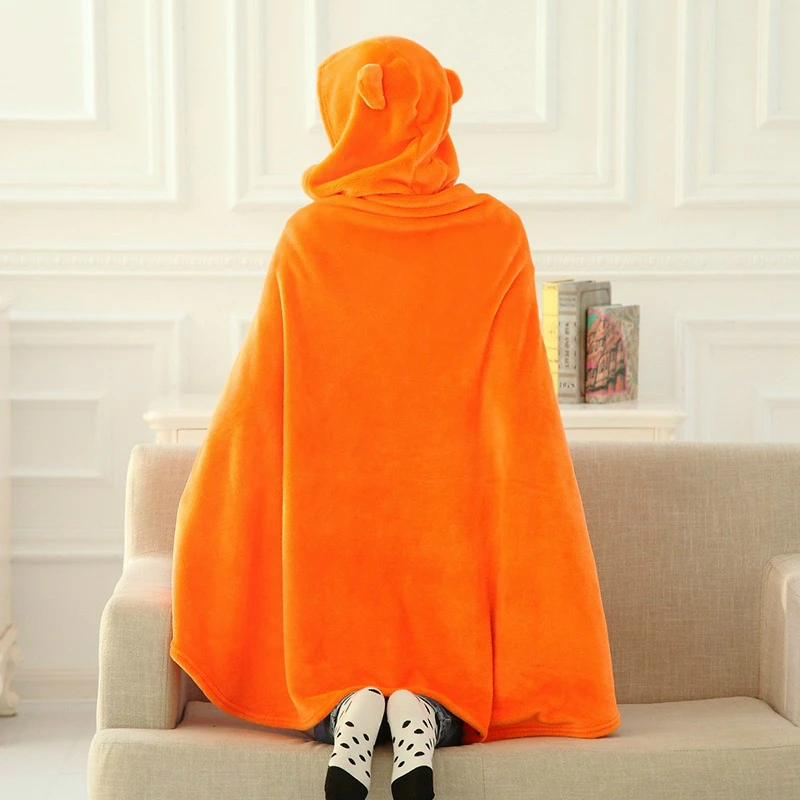 Оранжевый Himouto! Umaru плащ Чана аниме Doma Косплей Взрослый Костюм Фланелевые Одеяло милые мягкие толстовки мерцающие блестящие вечерние аниме - Цвет: Оранжевый