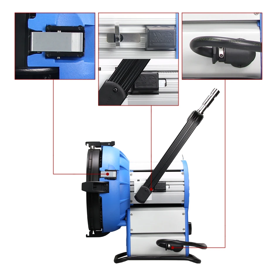 Улучшенная профессиональная пленка ALUMOTECH HMI M18 Par Light + 1800 Вт и 1200 1000 Гц электронный