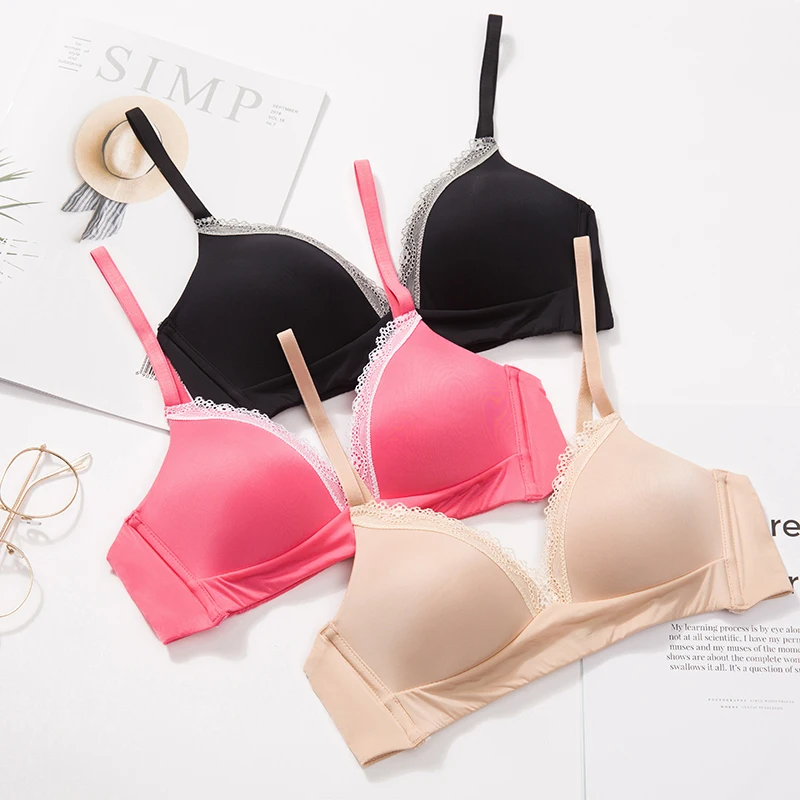 Нижнее белье женское без стальных косточек европейский и американский кружевной