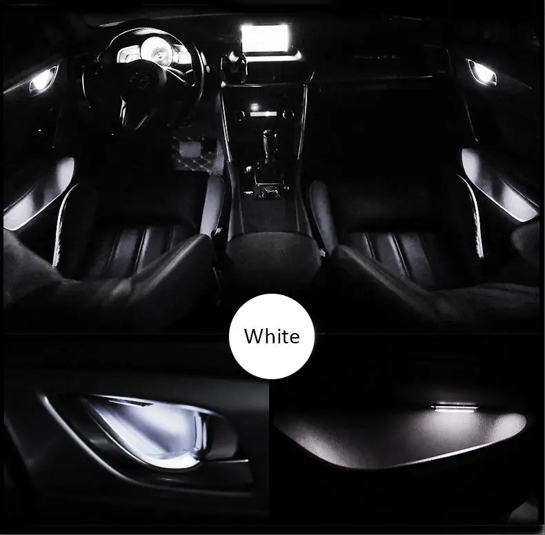 4pc stickers on cars interior inside door handle atmosphere lamp for fiat Sedici Seicento Stilo DOBLO DUCATO Ulysse