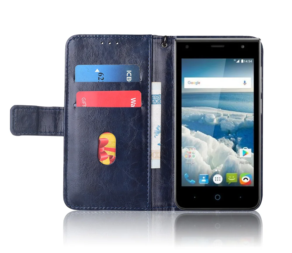 Flip Leather Case For ZTE Blade A210 Fundas Printed Flower 100% Special wallet stand case with Strap | Мобильные телефоны и