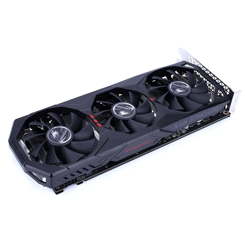 Цветная игровая видеокарта RTX 2060 ES GDDR6 Nvidia GPU 6G 1365 бит 1680 МГц HDMI iGame для ПК