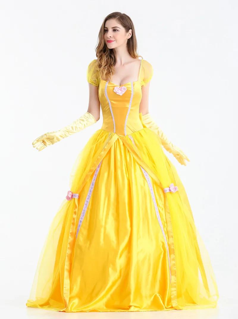 Платье Красавица и Чудовище Fantasias belle Принцесса платье для взрослых Необычные Вечерние платья на Хэллоуин красота зверь косплей костюмы
