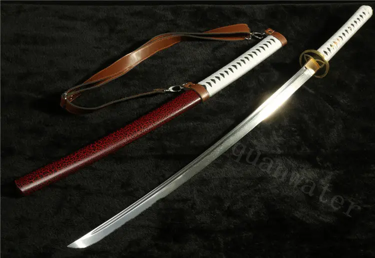 Дамаск сложенном стали оболочка ходячих мертвецов Michonne меч катана реплика|katana