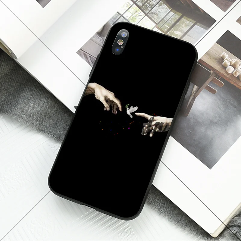 Yinuoda арт статуя Давида красочные милые аксессуары для телефона чехол Apple iPhone 8 7 6 6S