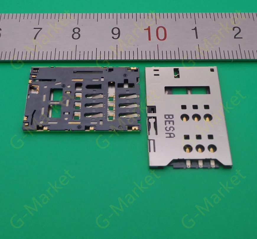 2 шт. высокое качество считыватель sim-карт держатель для Huawei P1 T9200 U9200 X2-02 E5776 E5776S E589U