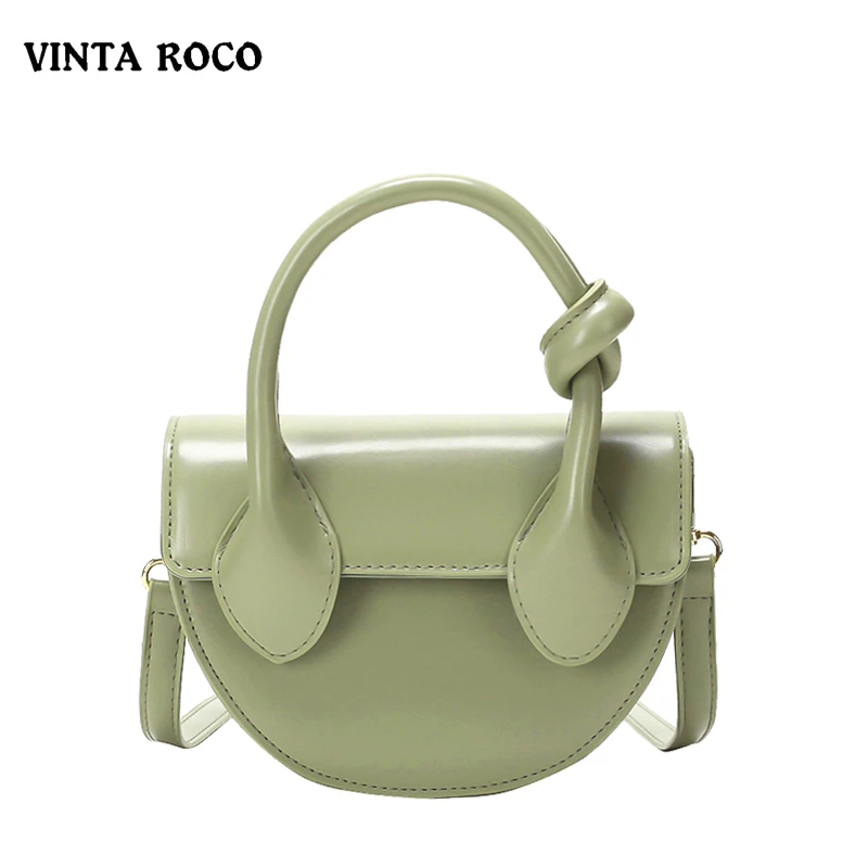 Женская Роскошная Сумка через плечо Модные полукруглые седельные сумки из