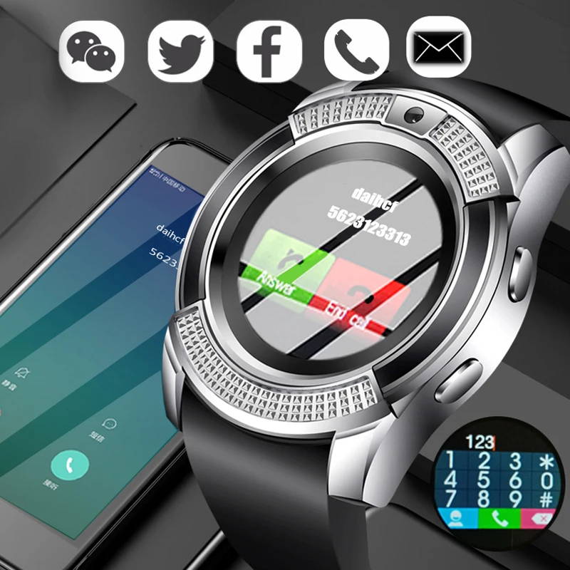 Платье леди smart watch Для женщин Поддержка SIM TF карты для Android IOS Телефон Камера Bluetooth