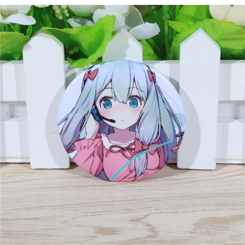 FFFPIN 5,8 см большая брошь учитель Izumi Sagiri нагрудник Япония Аниме ТВ игра значок для девушки булавка монета значок ткань украшение для рюкзака