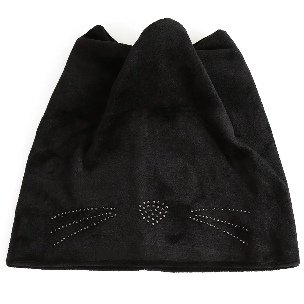 1 Pcs Children Kids Boy Girl Hat Cap Cat Ears Solid Color Warm for Autumn Winter FDC99 | Аксессуары для одежды