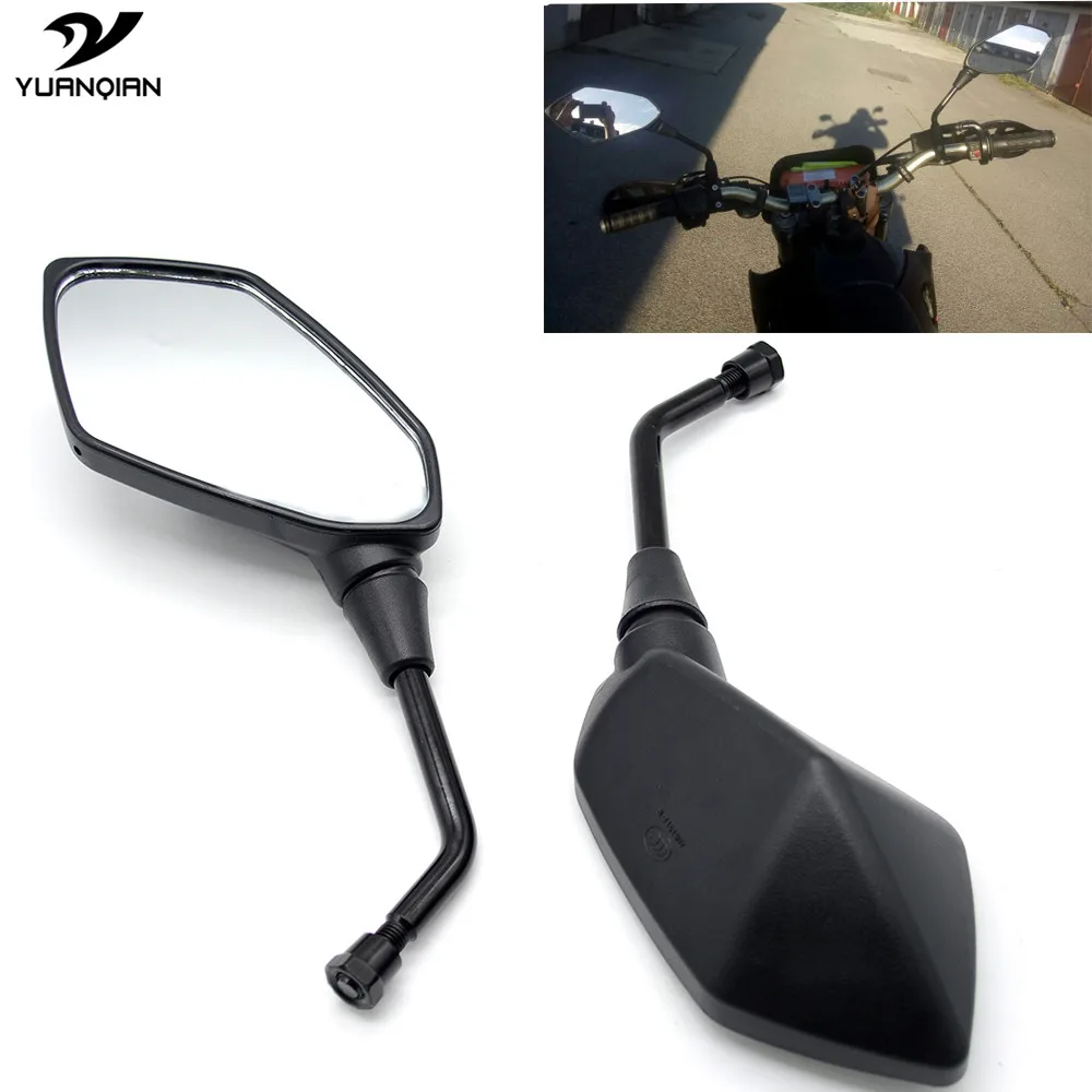 Боковое зеркало для мотоцикла 8 10 мм скутера Yamaha MT 03 07 MT03 YZF R3 R6 R125 T MAX TMAX 530 500