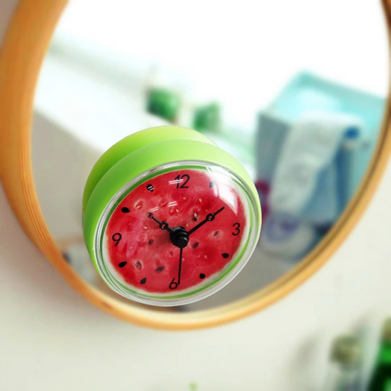 Мини часы для ванной и кухни водостойкие с питанием от батарейки|wall clock living room|clock