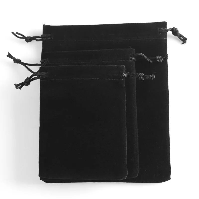 30PCS/Lot High Quality Dark Blue Velvet Gift Bags Big Flannelette Jewelry and Packaging for Ebook 12cm*15cm | Украшения и