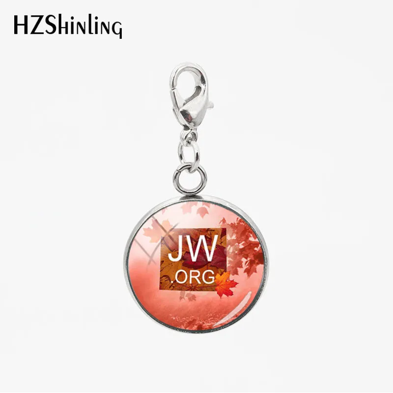 8 Модные подвески из нержавеющей стали JW. ORG Betterfly Flowers, стеклянные подвески, круглые подвески для любого случая, автомобильные ожерелья, съемные брелки - Окраска металла: 8