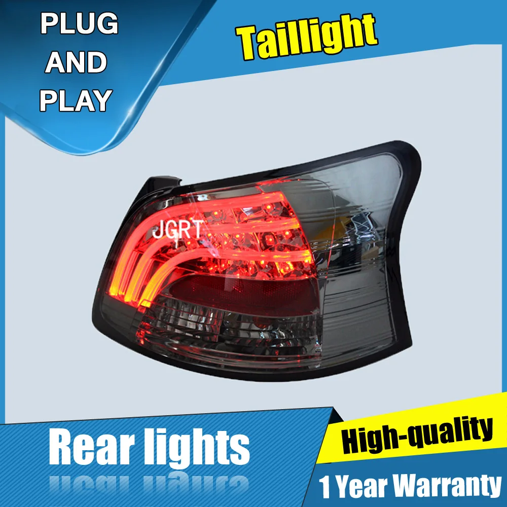 

2PCS Car Styling for Toyota vios Taillights 08-12 for vios LED Tail Lamp+Turn Signal+Brake+Reverse LED light