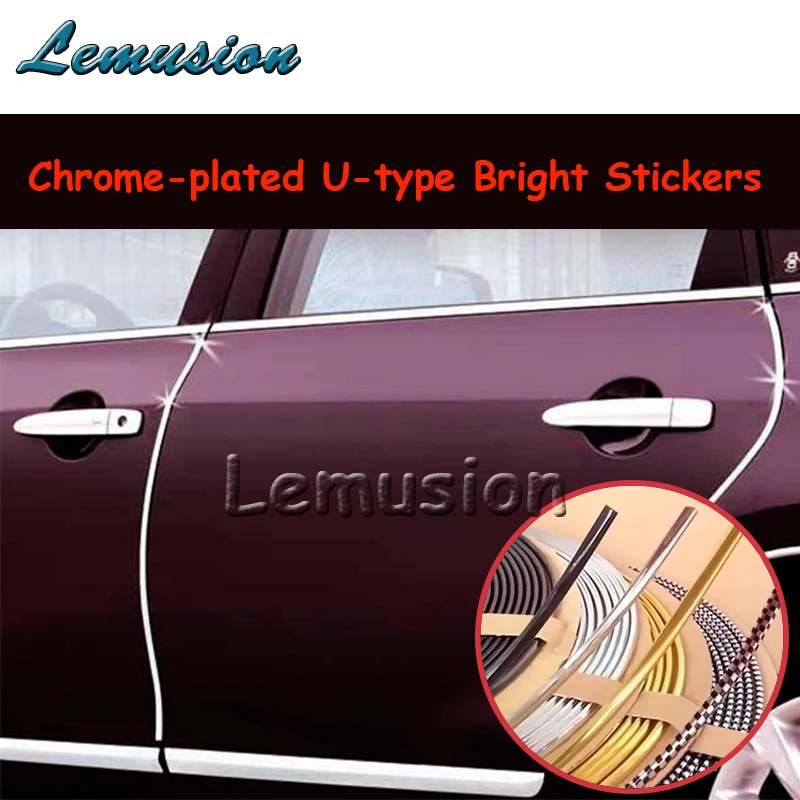 Молдинги для салона автомобиля 3 м хромированная полоса Buick Seat Leon Ibiza Opel Astra H J G