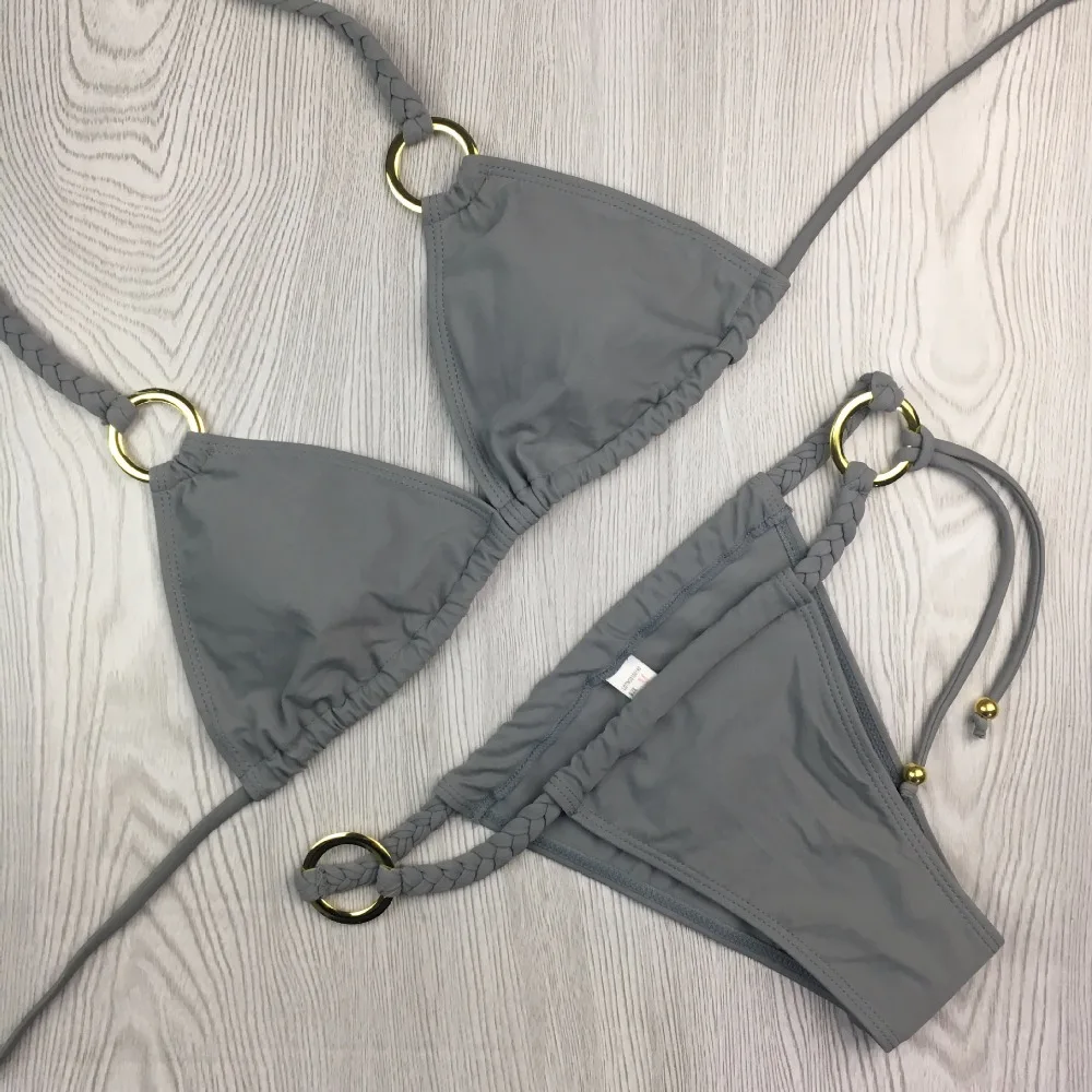 2017 бикини летний пляж bikinis Кольцо Переплетения Сексуальное женщины купальники sexy