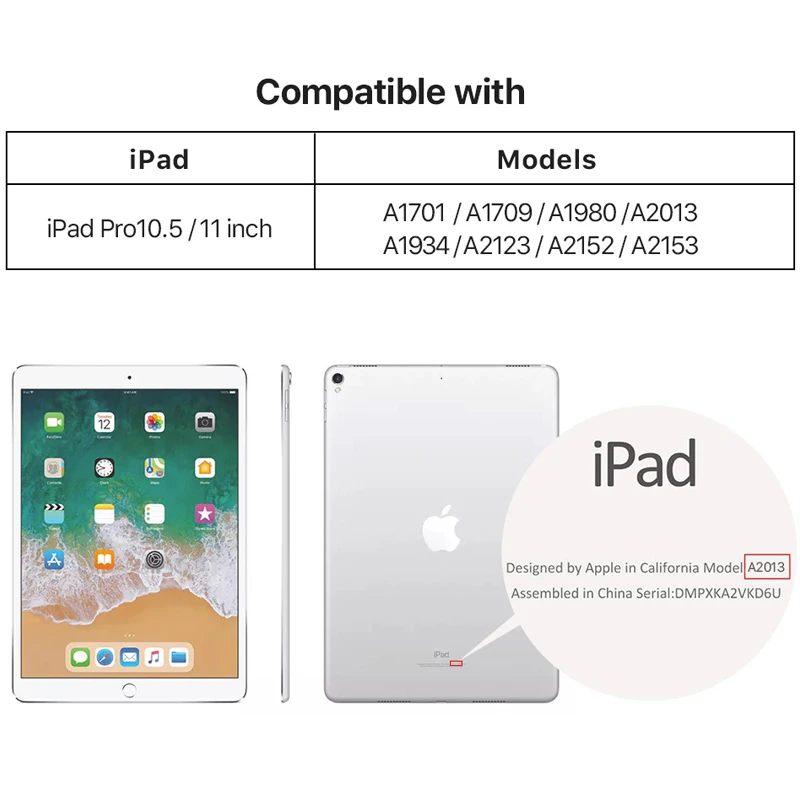 Для iPad Pro10.5 Air 3 чехол роскошный бизнес коровья кожа Чехол клатч сумка для iPad Pro 11 Coque Funda