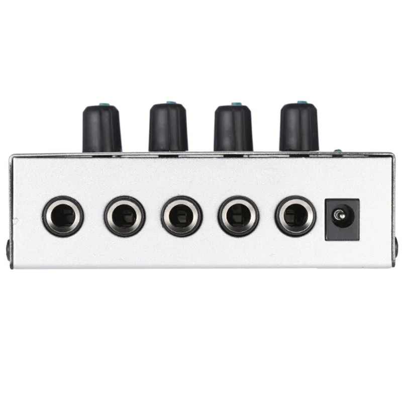 portable amplifier mini mixer audio line 1 input 4 output Audio stereo Amplifier Apply to all headphones 12V DJ Mixer | Электроника