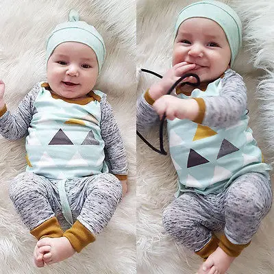 Осенняя одежда для маленьких мальчиков 2020 топ с длинными рукавами + штаны шапка