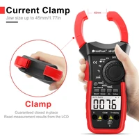 digital clamp meter holdpeak 570c app with 4000 counts 1000a ac current voltage capacitance test multimeter connect to phone