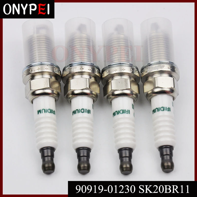 4 шт./лот Иридиевые свечи зажигания 90919-01230 SK20BR11 для Toyota Avensis RAV4 camry prius 9091901230 |