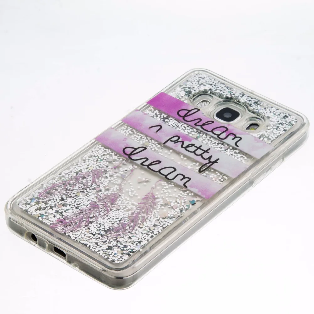 Чехол с сыпучим песком для Samsung J7 J5 J3 2015 2016 SM- J710 J510 J320 J500 J300 чехол телефона мягкий