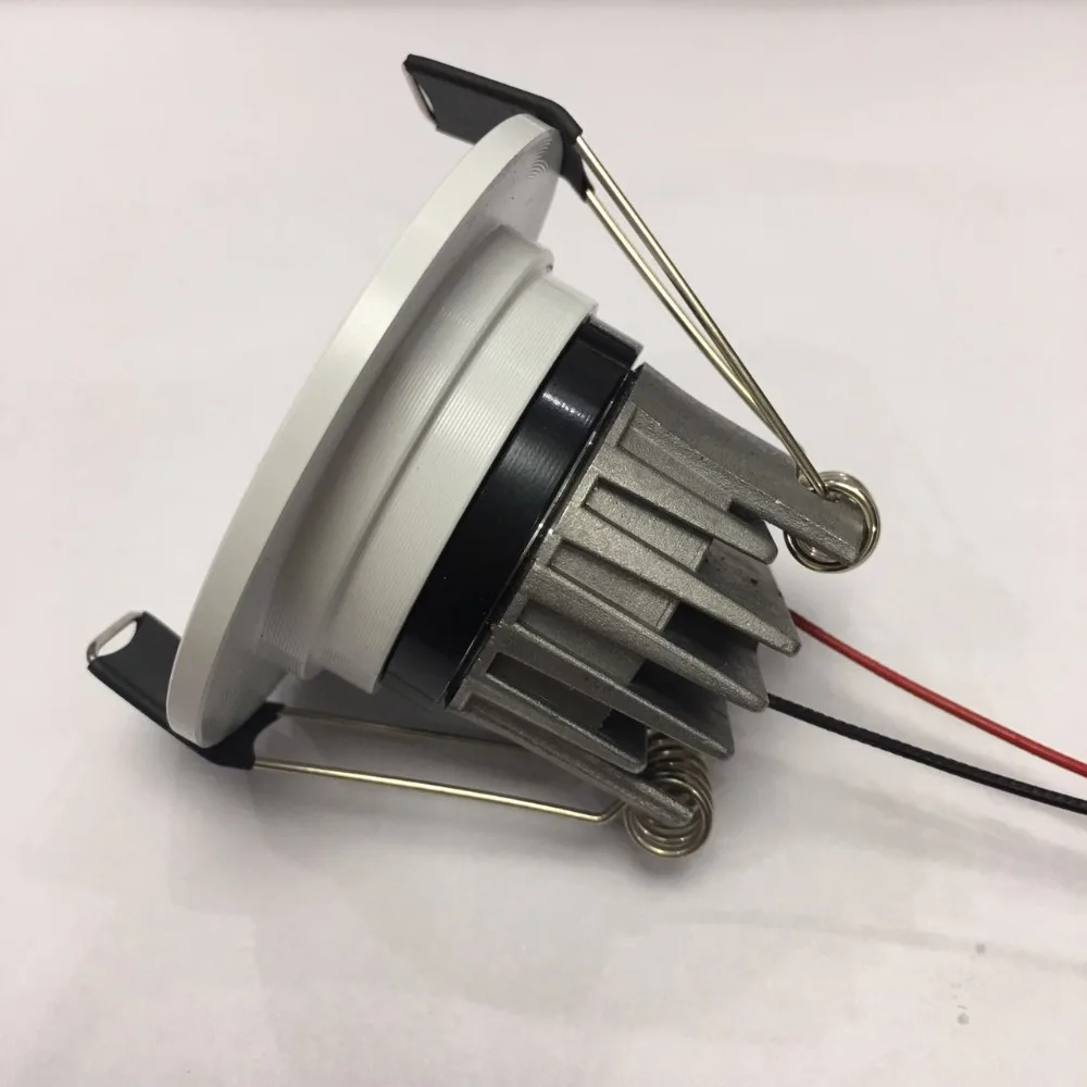 3 Вт dc12v настоящие Luces Led 10 шт./лот мини светодиодные светильники белый круглый