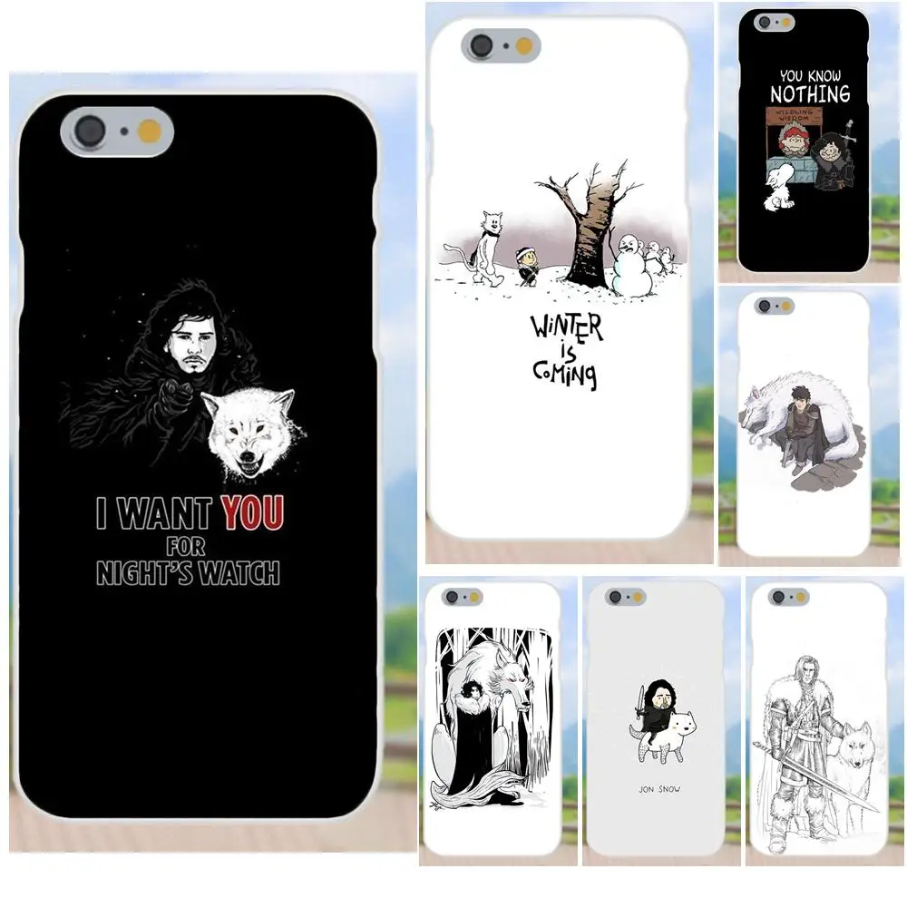 В форме милой забавной футболки с принтом Джоном Сноу Игры престолов для htc 530 626 628