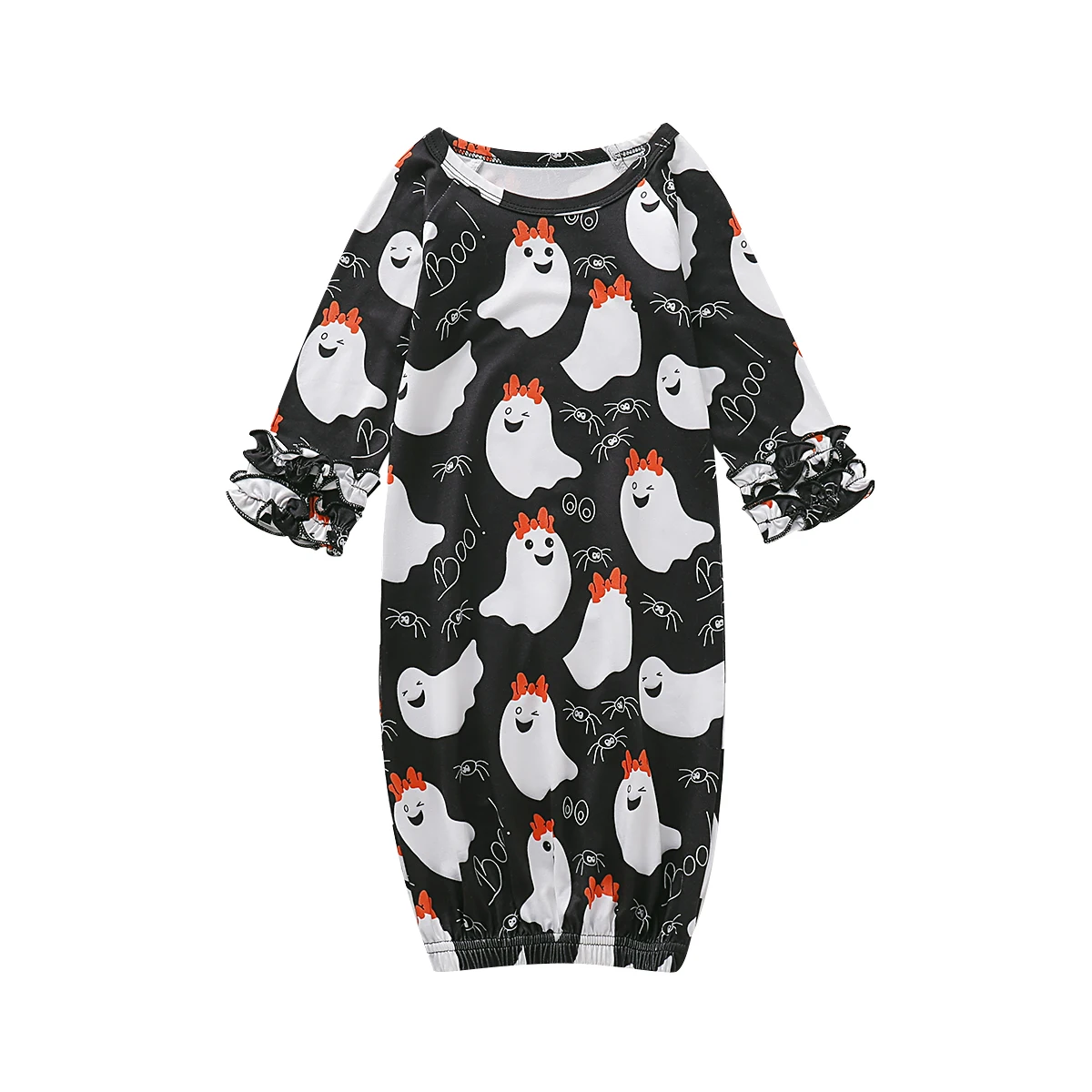 Emmaaby/Детское платье на Хэллоуин для маленьких девочек и мальчиков Ночная рубашка с изображением призрака