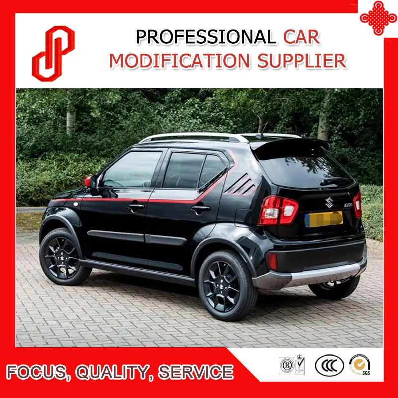 Для автомобиля Ignis спойлер черный белый цвет ABS задний крыша крылья для 2016 2017 2018 |