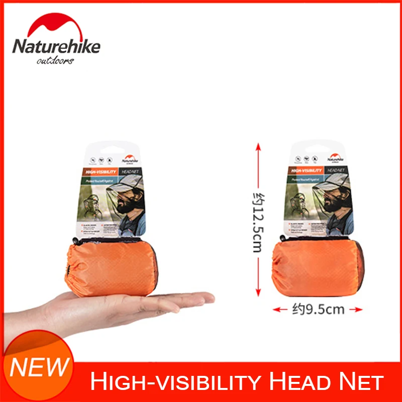 Naturehike High Visibility Packable Mosquito Head Net Mesh Insect Netting Bug Face Shield Soft Durable Fly Screen Protection |