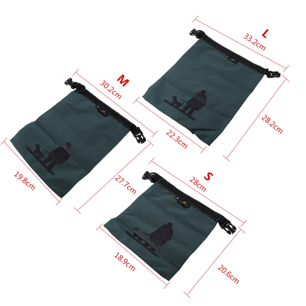 Водонепроницаемая сухая сумка 3 шт./компл. для хранения рафтинга канотья