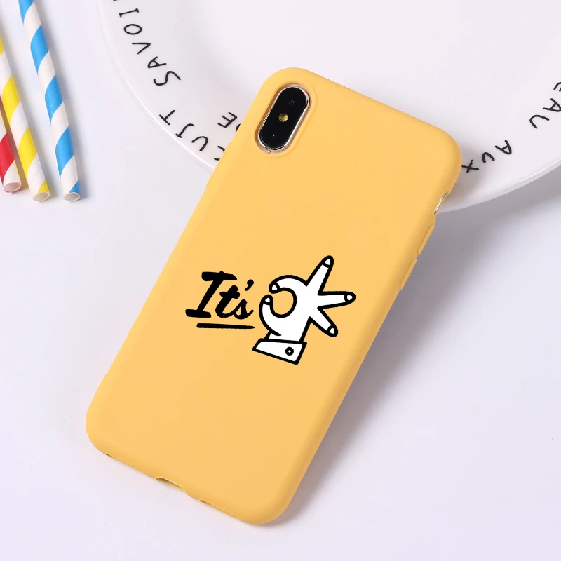 FGHGF мягкие чехлы для телефонов iphone XR X XS желтая Силиконовая задняя крышка 11 pro max 6 7 8