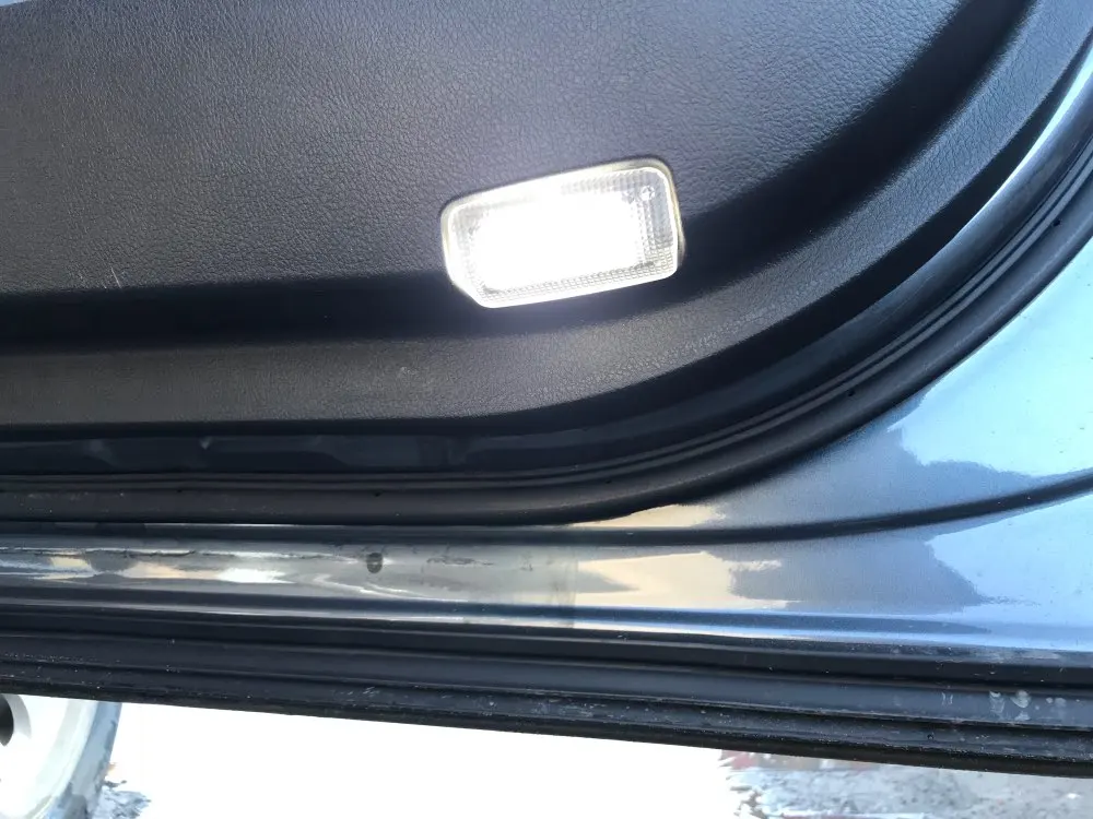 2 шт. белые светодиодные дверные лампы для Toyota Land Cruiser Prado fj 150 Harrier Highlander Lexus
