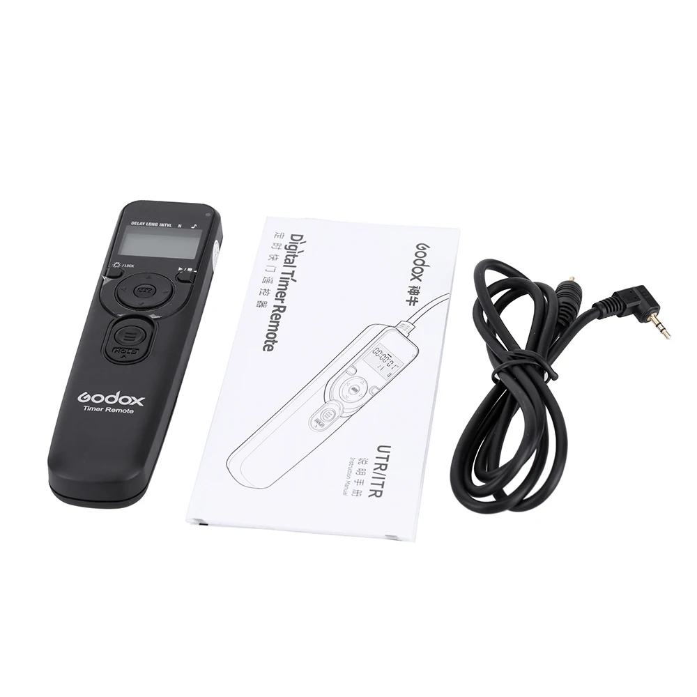 

Original Godox UTR-C1 With C1 Cable LCD Timer Shutter Release Remote Controller for Canon EOS 1100D 1000D 700D 650D 600D Cameras