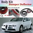 Дефлектор для губ для Alfa Romeo 147  GTA AR, передний спойлер, юбка для TOPGEAR Friends, тюнинг автомобиля, комплект кузова, полоса