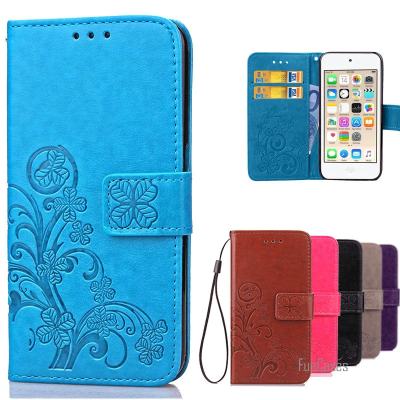 Для Apple Ipod Touch 6 Чехол Флип кожаный кошелек слот для карт чехол телефона Coque 5
