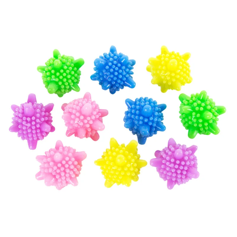 Random Color 10 шт./партия, анти-обмотки, шарики для белья, волшебная сетка для стирки одежды, чистящие шарики, домашнее супер интенсивное очищение, инструменты - Цвет: Random Color