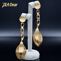 zea dear jewelry vintage jewelry heart earrings long drop dangle earrings big earrings for women for party engagement earrings