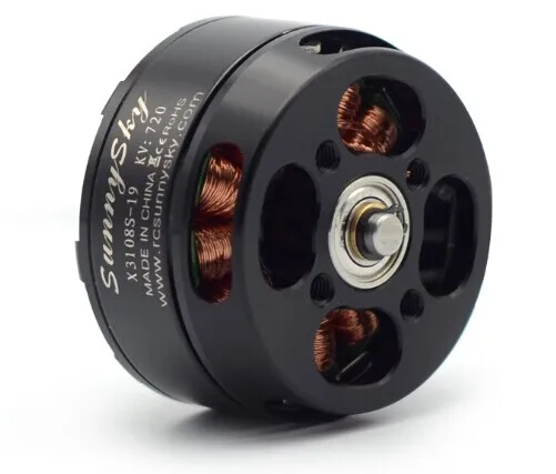 SUNNYSKY X3108S 720KV 900KV 325W Outrunner бесщеточный мотор эффективный вал дискового двигателя