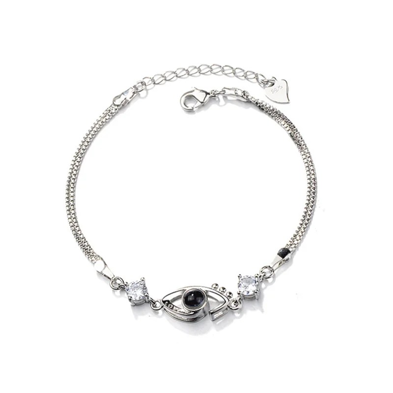 ERLUER Stylish heartshaped bracelets for women multistyle floral devil's eye zinc alloy party friendship bracelet gift | Украшения и